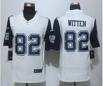 nike nfl jerseys dallas cowboys #82 jason witten white[Limited throwback]