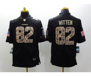 nike nfl jerseys dallas cowboys #82 witten black[salute to service limited]