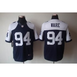 nike nfl jerseys dallas cowboys #94 ware blue(game limited throwback)