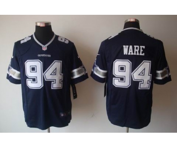 nike nfl jerseys dallas cowboys #94 ware blue[nike limited]