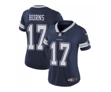 Women Nike Dallas Cowboys #17 Allen Hurns Navy Blue Team Color Stitched NFL Vapor Untouchable Limited Jersey