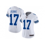 Women Nike Dallas Cowboys #17 Allen Hurns White Stitched NFL Vapor Untouchable Limited Jersey