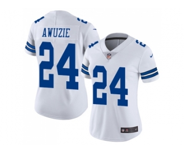 Women Nike Dallas Cowboys #24 Chidobe Awuzie White Stitched NFL Vapor Untouchable Limited Jersey