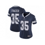 Women Nike Dallas Cowboys #35 Kavon Frazier Navy Blue Team Color Vapor Untouchable Limited Player NFL Jersey