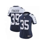 Women Nike Dallas Cowboys #35 Kavon Frazier Navy Blue Throwback Alternate Vapor Untouchable Limited Player NFL Jersey