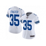 Women Nike Dallas Cowboys #35 Kavon Frazier White Vapor Untouchable Limited Player NFL Jersey