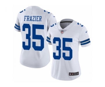 Women Nike Dallas Cowboys #35 Kavon Frazier White Vapor Untouchable Limited Player NFL Jersey