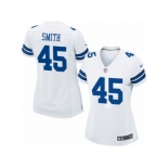 Women Nike Dallas Cowboys #45 Rod Smith Game White NFL Jersey