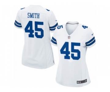 Women Nike Dallas Cowboys #45 Rod Smith Game White NFL Jersey