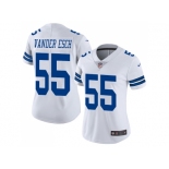 Women Nike Dallas Cowboys #55 Leighton Vander Esch White Stitched NFL Vapor Untouchable Limited Jersey