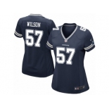 Women Nike Dallas Cowboys #57 Damien Wilson Game Navy Blue Team Color NFL Jersey