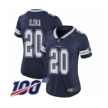 Women's Dallas Cowboys #20 George Iloka Navy Blue Team Color Vapor Untouchable Limited Player 100th Season Football Jersey