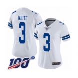 Women's Dallas Cowboys #3 Mike White Vapor Untouchable Limited Player 100th Season Football Jersey