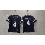 Women's Dallas Cowboys #4 Dak Prescott Navy 2023 F.U.S.E. Limited Football Stitched Jersey