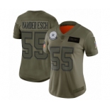 Women's Dallas Cowboys #55 Leighton Vander Esch Limited Camo 2019 Salute to Service Football Jersey