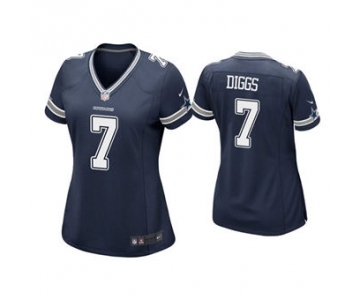 Women's Dallas Cowboys #7 Trevon Diggs Navy Vapor Untouchable Limited Stitched Football Jersey