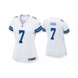 Women's Dallas Cowboys #7 Trevon Diggs White Vapor Untouchable Limited Stitched Football Jersey