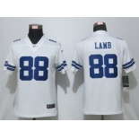 Women's Dallas Cowboys  #88 CeeDee Lamb White Vapor Untouchable Limited Player Football Jersey