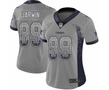 Women's Dallas Cowboys #89 Blake Jarwin Limited Gray Rush Drift Fashion Football Jersey