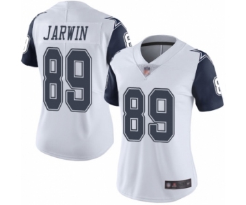 Women's Dallas Cowboys #89 Blake Jarwin Limited White Rush Vapor Untouchable Football Jersey