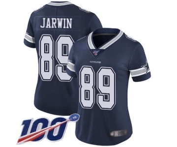 Women's Dallas Cowboys #89 Blake Jarwin Navy Blue Team Color Vapor Untouchable Limited Player 100th Season Football Jersey