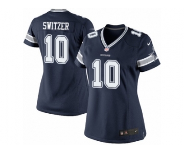 Women's Nike Dallas Cowboys #10 Ryan Switzer Limited Navy Blue Team Color NFL Jersey