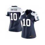 Women's Nike Dallas Cowboys #10 Ryan Switzer Limited Navy Blue Throwback Alternate NFL Jersey