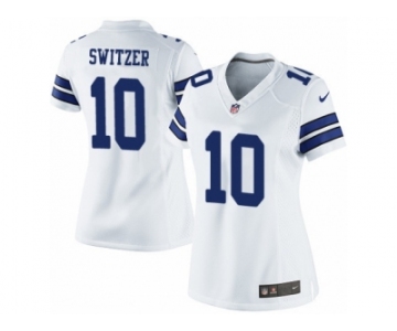 Women's Nike Dallas Cowboys #10 Ryan Switzer Limited White NFL Jersey