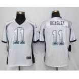 Women's Nike Dallas Cowboys #11 Cole Beasley Drift Fashion White Jerseys