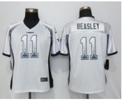 Women's Nike Dallas Cowboys #11 Cole Beasley Drift Fashion White Jerseys