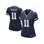 Women's Nike Dallas Cowboys #11 Cole Beasley Game Navy Blue Team Color NFL Jersey