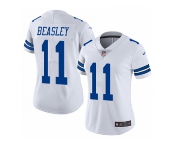 Women's Nike Dallas Cowboys #11 Cole Beasley Vapor Untouchable Limited White NFL Jersey