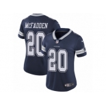 Women's Nike Dallas Cowboys #20 Darren McFadden Vapor Untouchable Limited Navy Blue Team Color NFL Jersey