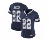 Women's Nike Dallas Cowboys #22 Emmitt Smith Vapor Untouchable Limited Navy Blue Team Color NFL Jersey