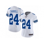 Women's Nike Dallas Cowboys #24 Nolan Carroll Vapor Untouchable Limited White NFL Jersey