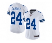 Women's Nike Dallas Cowboys #24 Nolan Carroll Vapor Untouchable Limited White NFL Jersey