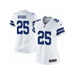 Women's Nike Dallas Cowboys #25 Xavier Woods Limited White NFL Jersey