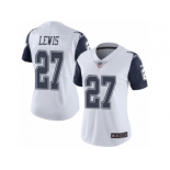 Women's Nike Dallas Cowboys #27 Jourdan Lewis Limited White Rush NFL Jersey