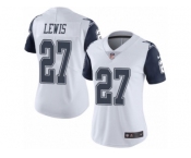 Women's Nike Dallas Cowboys #27 Jourdan Lewis Limited White Rush NFL Jersey