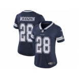 Women's Nike Dallas Cowboys #28 Darren Woodson Vapor Untouchable Limited Navy Blue Team Color NFL Jersey