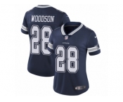 Women's Nike Dallas Cowboys #28 Darren Woodson Vapor Untouchable Limited Navy Blue Team Color NFL Jersey