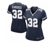 Women's Nike Dallas Cowboys #32 Orlando Scandrick Game Navy Blue Team Color NFL Jersey