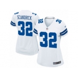 Women's Nike Dallas Cowboys #32 Orlando Scandrick Game White NFL Jersey