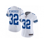 Women's Nike Dallas Cowboys #32 Orlando Scandrick Vapor Untouchable Limited White NFL Jersey