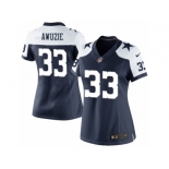 Women's Nike Dallas Cowboys #33 Chidobe Awuzie Limited Navy Blue Throwback Alternate NFL Jersey