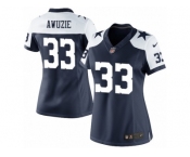 Women's Nike Dallas Cowboys #33 Chidobe Awuzie Limited Navy Blue Throwback Alternate NFL Jersey