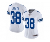 Women's Nike Dallas Cowboys #38 Jeff Heath Vapor Untouchable Limited White NFL Jersey