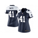 Women's Nike Dallas Cowboys #41 Keith Smith Limited Navy Blue Throwback Alternate NFL Jersey