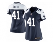 Women's Nike Dallas Cowboys #41 Keith Smith Limited Navy Blue Throwback Alternate NFL Jersey