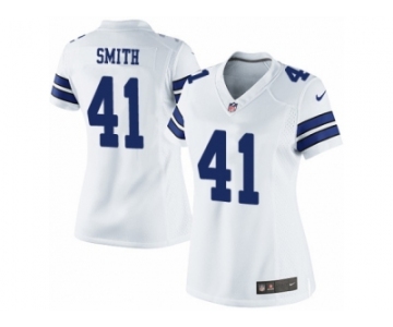 Women's Nike Dallas Cowboys #41 Keith Smith Limited White NFL Jersey